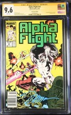 ALPHA FLIGHT #51 CGC SIGN 9.6 FIRST PUBLISHED ART BY JIM LEE MARVEL NEWSSTAND picture