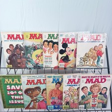 Vintage MAD Magazine 232 234-242 Lot 10 Issues 1982-83 Star Wars ET Rocky Parody picture