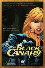 2007 DC Comics Black Canary Vintage Print Ad/Poster Official Superhero Promo Art picture