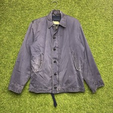 1960s US Navy Vintage Deck Jacket Mens 36 USN N4, Vietnam War Era Button picture