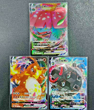 Glurak Turtok Bisaflor VMAX NM Pokemon TCG Chinese Lot of 3 picture