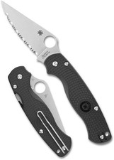 SPYDERCO Para Military 2 Lightweight, Black FRN Handles, CTS BD1N Steel, C81SBK2 picture