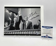 Jimmy Carter & Walter Mondale Signed 8x10 Photo Auto BAS Beckett COA President picture