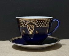 Lomonosov Decorative Collectible Teacup & Saucer USSR picture