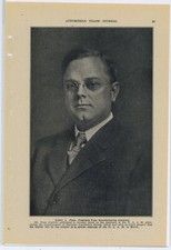 1913 Picture & Caption: Albert L. Pope - President of Pope Mfg. Co., Automobiles picture