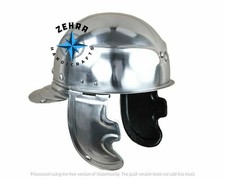 ZEHRA Medieval Roman Knight Celtic Helmet 16G Steel Armor Collectible Replica picture
