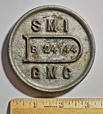 *RARE*1944 WWII SAGINAW MALLEABLE IRON/GENERAL MOTORS Danville, Illinois Casting picture