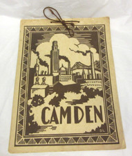 VTG 1935 Camden NJ 12 Page Walt Whitman Calendar Senior High School Design ++ picture