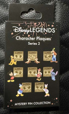 DEC Disney Legends Character Plaque Pins Mystery Box Series 2 (TWO PINS) picture