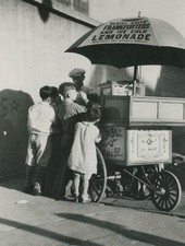 c. 1930's Frankfurter & Lemonade Stand Photograph by JOHN MULLER (printed later) picture