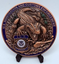 🔥 Sought After - ICE Tampa 250th Challenge Coin (Copper) picture