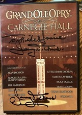 Little Jimmy Dickens Autograph Signed Grand Ole Opry @ Carnegie Hall DVD 50th An picture
