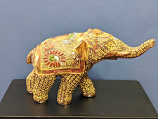 VINTAGE JAPANESE SATSUMA MINIATURE ELEPHANT 3.5