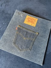 Vintage Levis 501 Denim Clipboard Binder Folder Jeans USA MADE picture