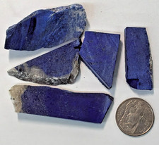 Natural Deep Blue Lapis 68 grams of Deep Rich Blue Natural Lapis cabbing rough picture