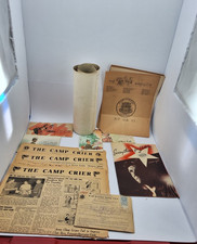 Vintage Lot of WW2 US Homefront newspapers postcards ration picture t4 picture