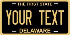 Delaware The First state - Personalized Novelty Plate Auto Bike Motorcycle picture