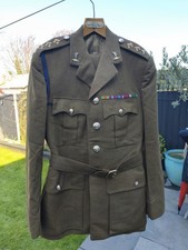 Vintage British Army Officer's Uniform Royal Signals job lot 60s 70s not sure picture