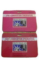 2004 Republican National Convention Pre&Post Credentials Tickets George W Bush picture