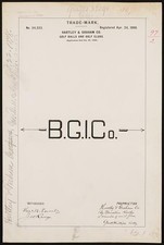 Photo:Hartley Graham Co B.G.I. Co Golf Balls Clubs Trademark 1900s picture