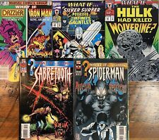 What If Comic Lot (5 Books) F-NM #33 49 50 87 88 Silver Surfer Wolverine Hulk picture