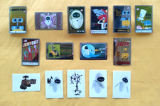 10 foil and 5 clear Panini Disney Wall-E stickers (2