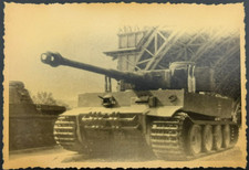 Vintage WWII German Tiger Tank Panzerkampfwagen VI Armor Snapshot Photograph picture