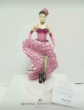 Royal Doulton French Can Can Dancer Figurine World Dances HN5571 *RARE SIGNED* picture