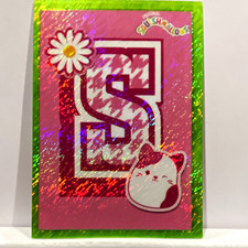 2025 Panini Squishmallows 68/85 University Green Shimmer Serial Numbered 68/85 picture