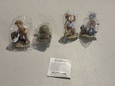 MI MJ Hummel Danbury Mint Calendar Figurine Lot 4 May June July August Box COA picture