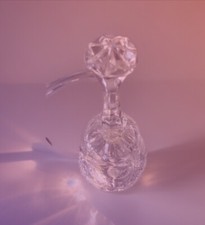 Crystal Bell Bird Floral 8” X 4” Crystal picture