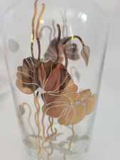  Decanter Crystal 12 Karat Gold 11 1/2 In Vintage 1987 Carafe Rare Wine Holiday  picture