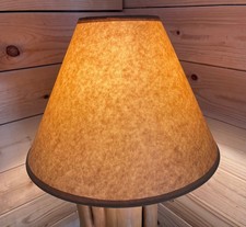 Rustic Oiled Kraft Lamp Shade - 14