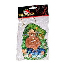 Vtg Smokey the Bear Christmas Ornament Kurt Adler NEW Old Stock in Sealed PKG  picture