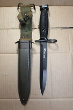 Original US Military Issue Vietnam Era Colt USM7 Bayonet Knife with Scabbard J2A picture