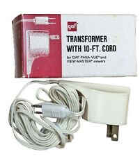 GAF View-Master & Pana-Vue Viewer Transformer 10ft Cord Original Box picture