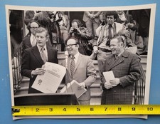 Mayor JOHN LINDSAY Issues Physical Fitness Proclamation to BOE City Hall 5/4/71 picture