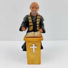 UTI United Treasures Pastor Preaching from Bible in Church Resin Figurine picture