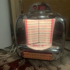 Vintage Crosley CR-9 0480 Chrome Diner Juke Box Style Radio Am/Fm Casette Player picture