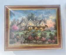 VTG Ercolano Italy Music Box Brenda Burke Art REUGE Swiss Movement 7x10 Large picture