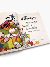 Disney's Wonderful World of Knowledge Year Book 1978 Vintage Hardcover Grolier picture