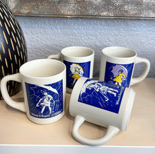 Vintage Morton Salt Girl When It Rains It Pours Coffee Mugs Cups 4 Era Styles picture