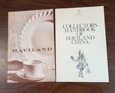 HAVILAND CHINA DEALER BROCHURE & COLLECTORS HANDBOOK W MARKS INSERTS 1950s picture