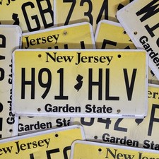 New Jersey License Plate 🔥 1 Random Garden State Tag NO PAIRS READ DESCRIPTION picture