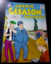 JACKIE GLEASON AND THE HONEYMOONERS #8 DC 1957 comic Art Carney picture
