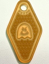 WKRMN Ghost Ultem Key Fob Zipper Pull OG Design picture