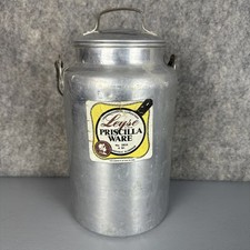 Vintage LEYSE Priscilla Ware Aluminum Co. 4 Quart / 1 Gallon Milk Can 2834 picture