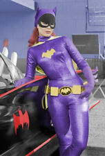 Yvonne Craig Batgirl w/ Batmobile Classic Batman TV Show Picture Photo 4