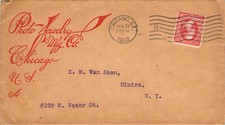 PHOTO JEWELRY CHICAGO COOL CANCEL POSTAL HISTORY COVER picture