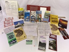 Vintage 1980-81 New Zealand Travel Ephemera Lot Kiwi Coach Pass Air NZ Tourism picture